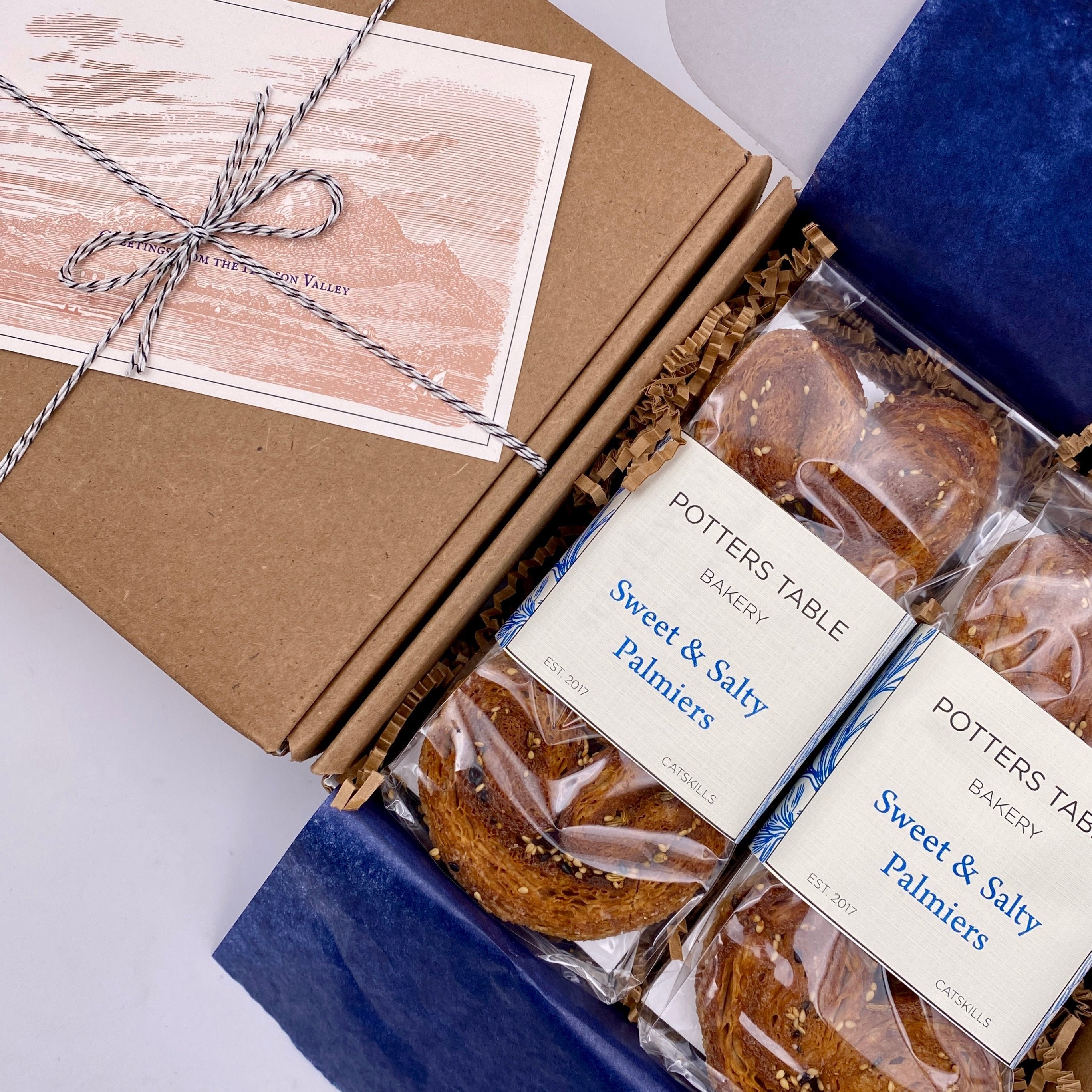 Oh là là Palmier Box POTTERS TABLE BAKERY