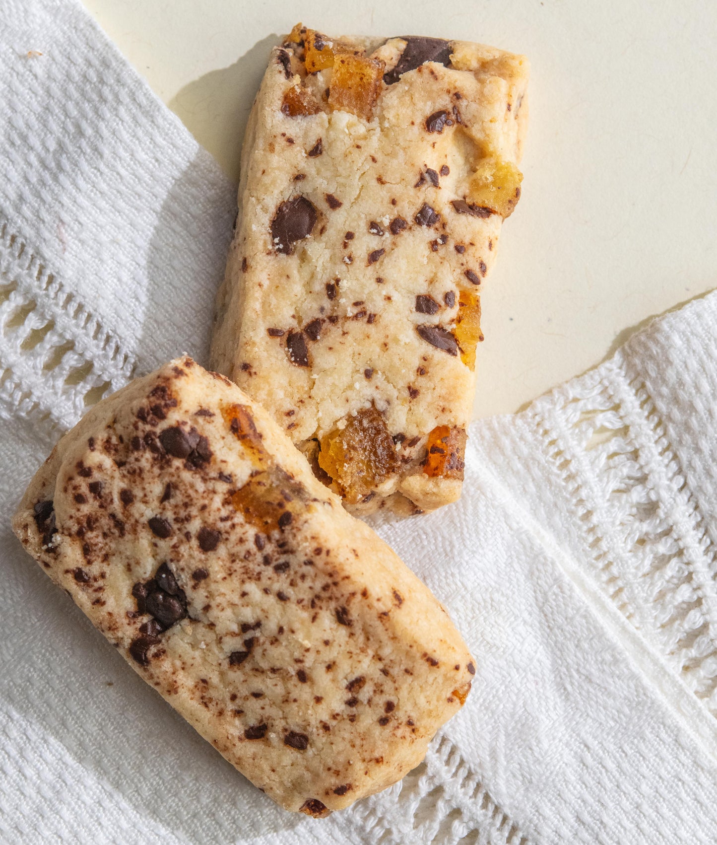 Shortbread Bar - Bittersweet Chocolate and Candied Orange