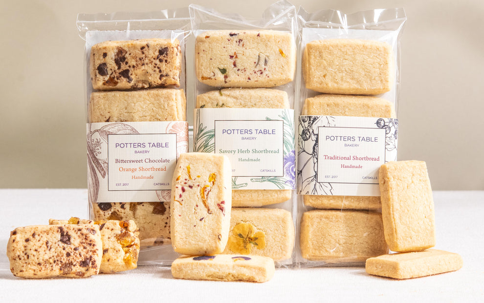 Modern Shortbread Packaging Shortbread Gift Box – POTTERS TABLE BAKERY